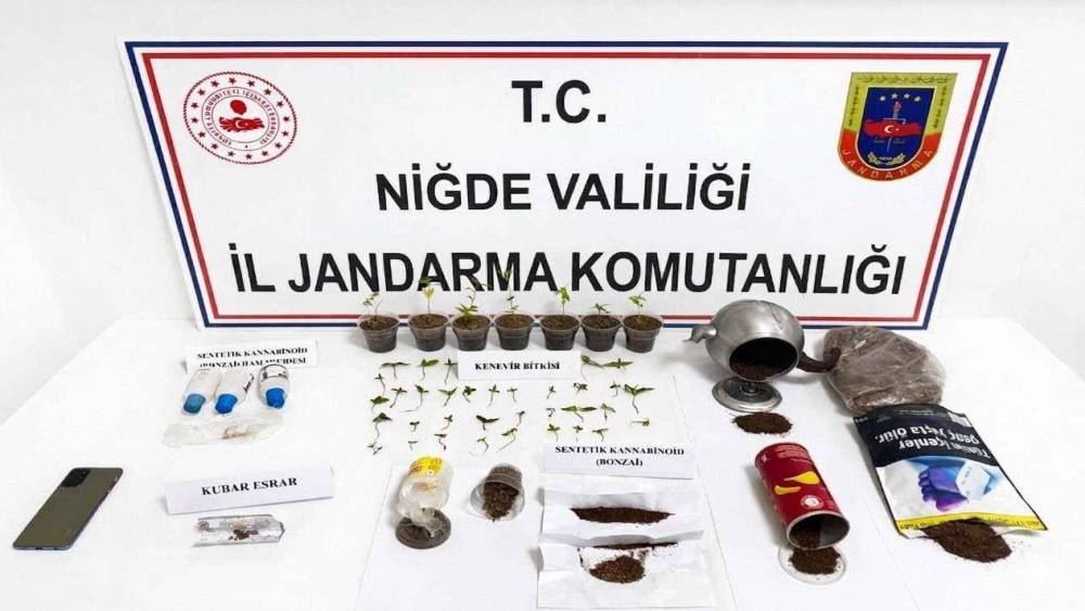 Niğde&rsquo;de uyuşturucu operasyonu: 1 g&ouml;zaltı
