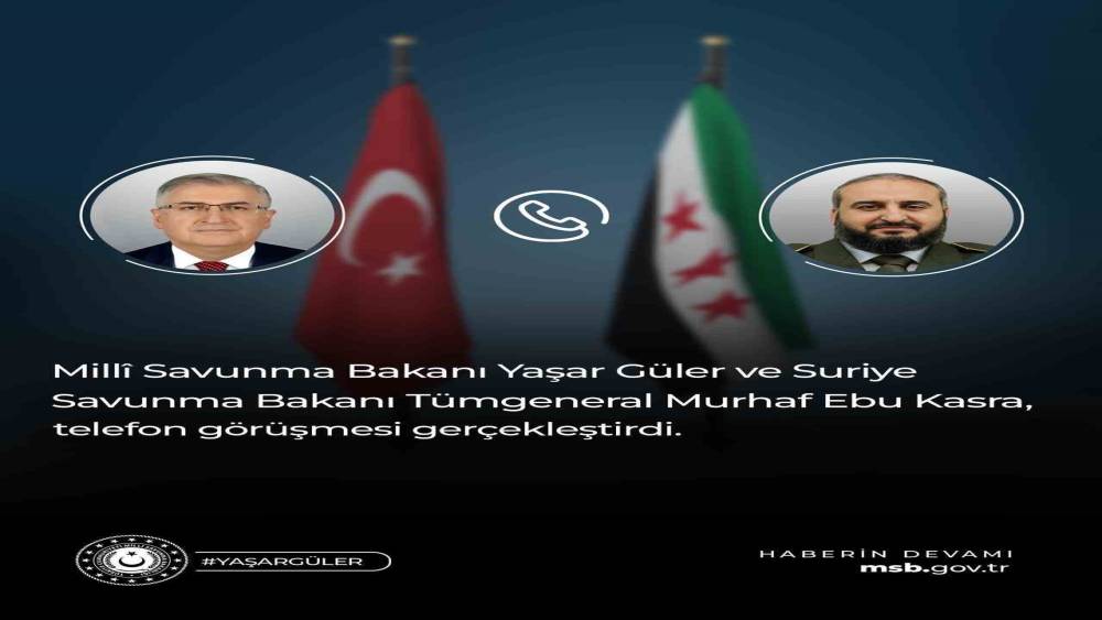 Bakan G&uuml;ler, Suriyeli mevkidaşı Ebu Kasra ile g&ouml;r&uuml;şt&uuml;
