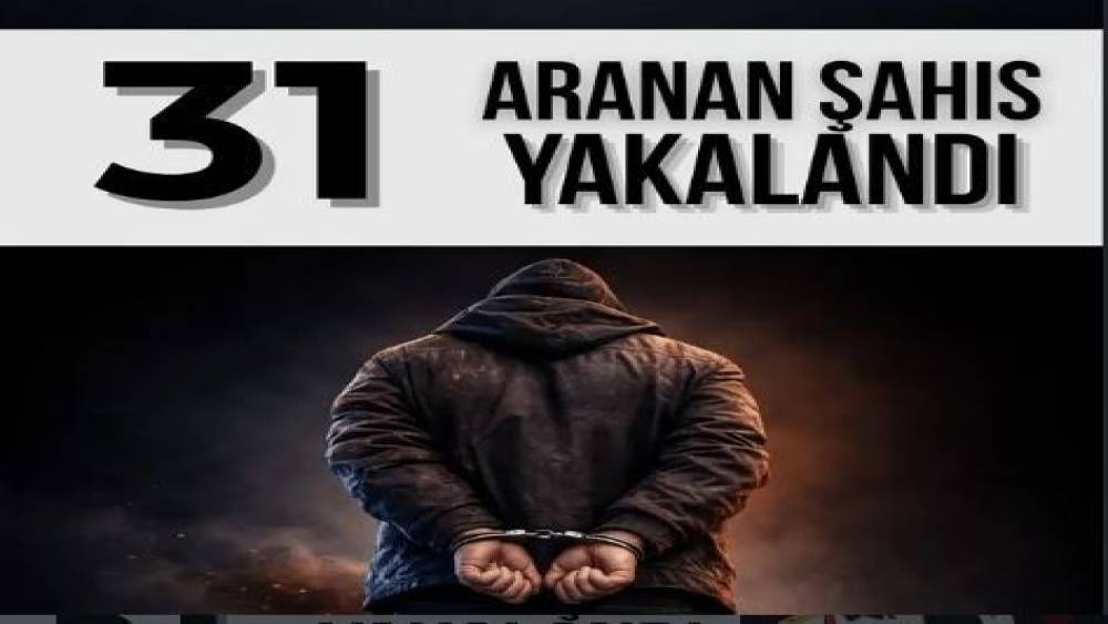 Ardahan&rsquo;da aranan 31 kişi yakalandı
