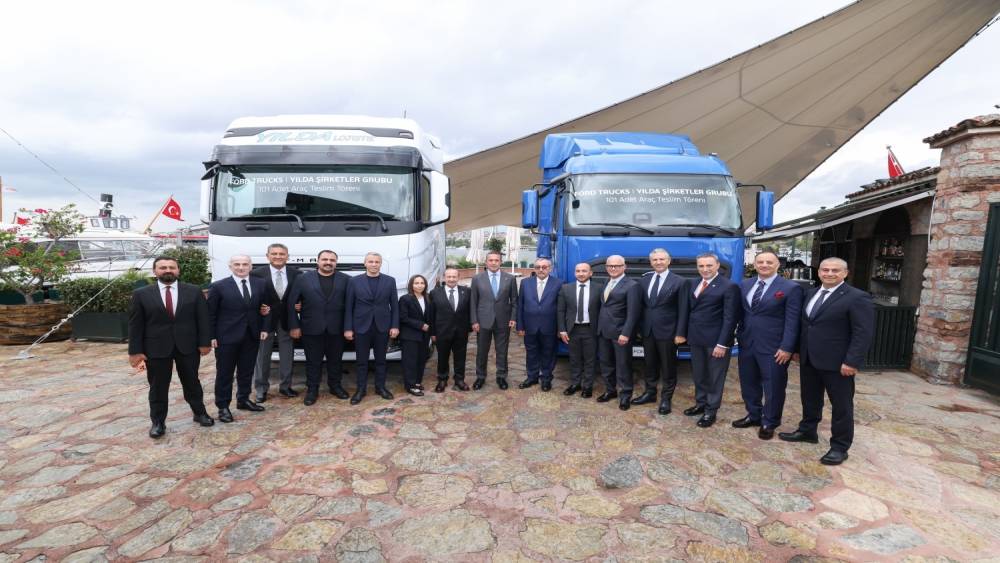 Ford Trucks&rsquo;tan Yılda Şirketler Grubu&rsquo;na 101 ara&ccedil;lık teslimat
