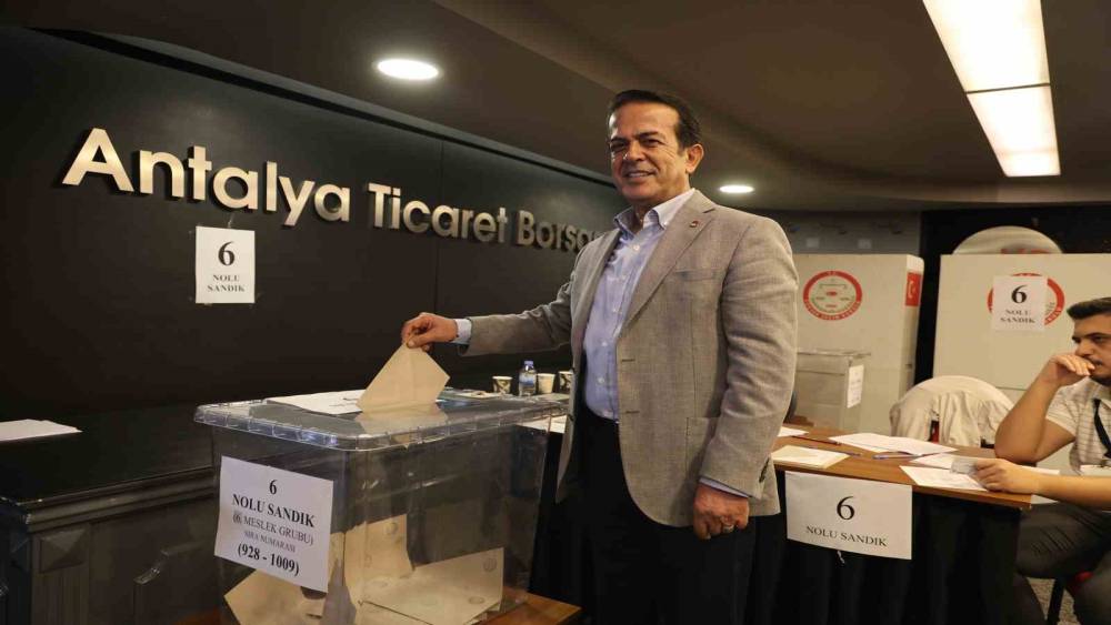 Antalya Ticaret Borsası&rsquo;nda se&ccedil;imin ilk turu tamamlandı

