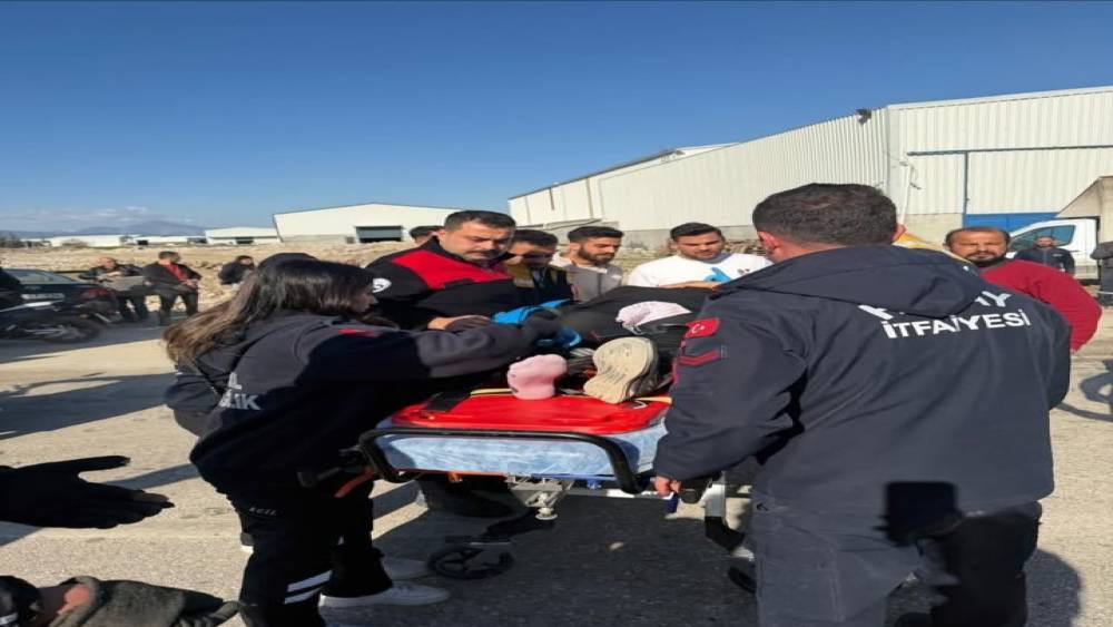 Antakya&rsquo;da trafik kazası: 1 yaralı
