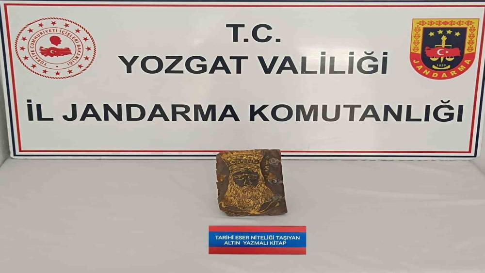 Yozgat&rsquo;ta paha bi&ccedil;ilemeyen altın yazma tarihi kitap ele ge&ccedil;irildi
