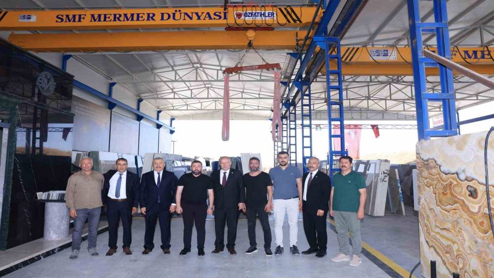 ATO Başkanı Baran, Yuvak&ouml;y Mermerciler Sitesi&rsquo;nde sekt&ouml;r temsilcileriyle bir araya geldi
