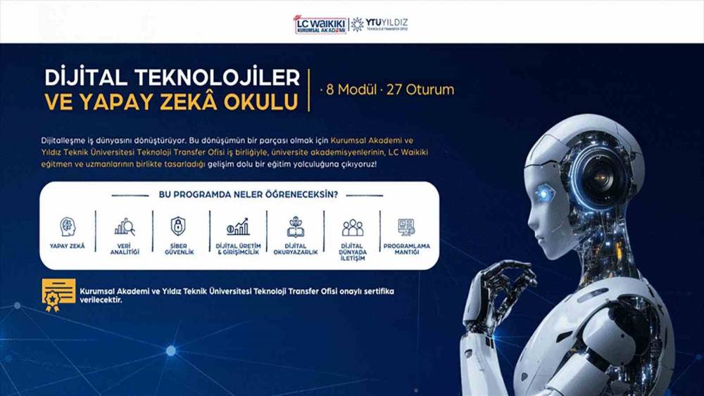 LC Waikiki, Dijital Teknolojiler ve Yapay Zeka Okulu ile &ccedil;alışanların yetkinliklerini geliştiriyor
