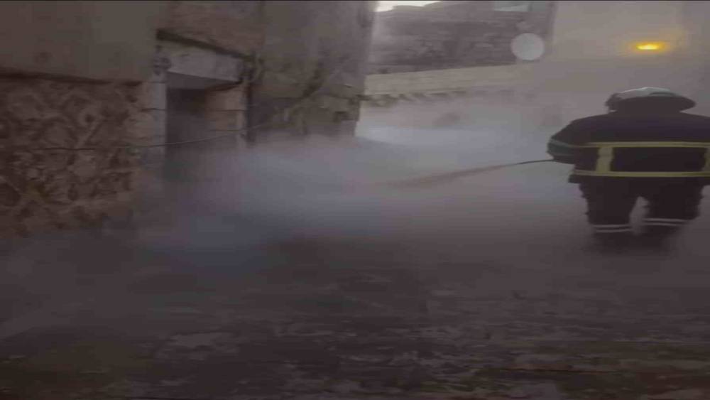 Mardin&rsquo;de evdeki t&uuml;p yangını paniğe neden oldu
