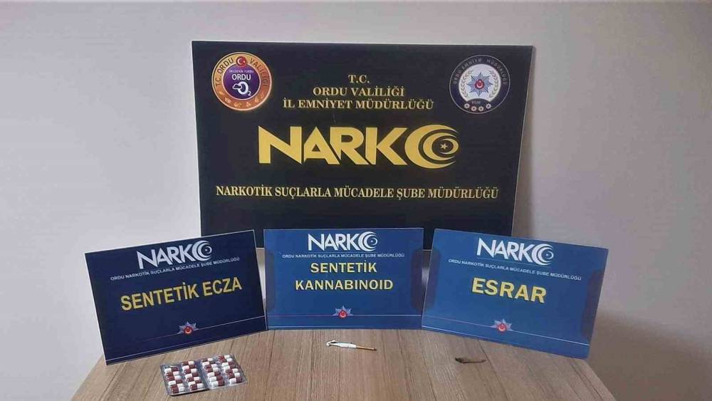 Ordu&rsquo;da uyuşturucu operasyonlarında 4 tutuklama
