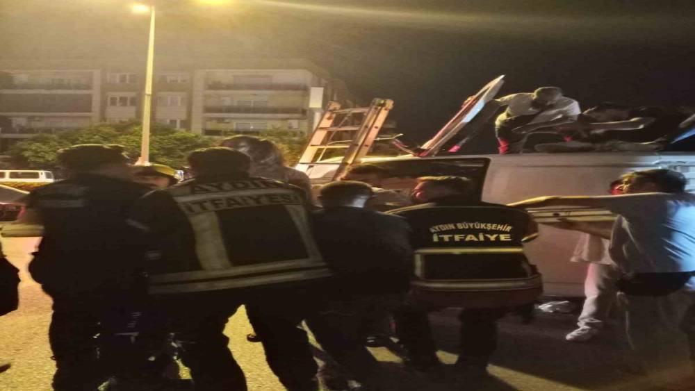 Aydın&rsquo;da trafik kazası: 2 yaralı
