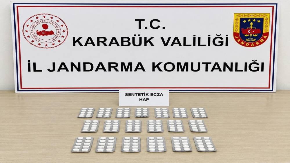 Karab&uuml;k&rsquo;te 331 sentetik hap ele ge&ccedil;irildi
