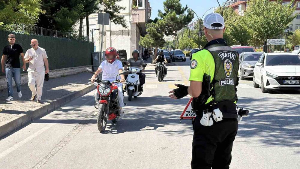 Bolu&rsquo;da motosikletlere sıkı denetim
