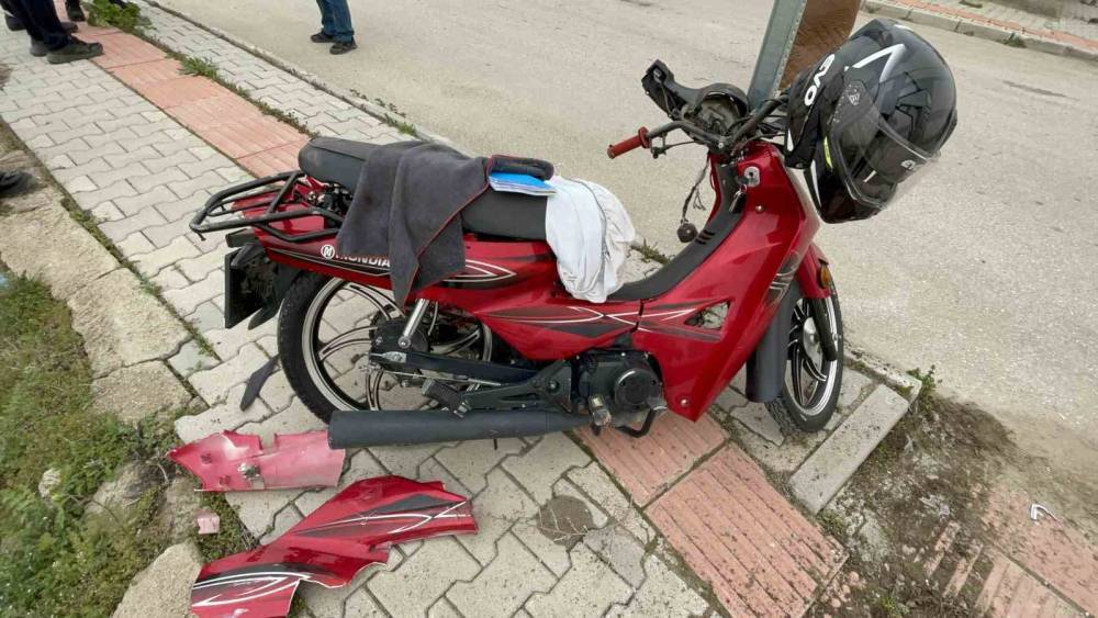 Karaman&rsquo;da motosiklet kazası: 1 yaralı
