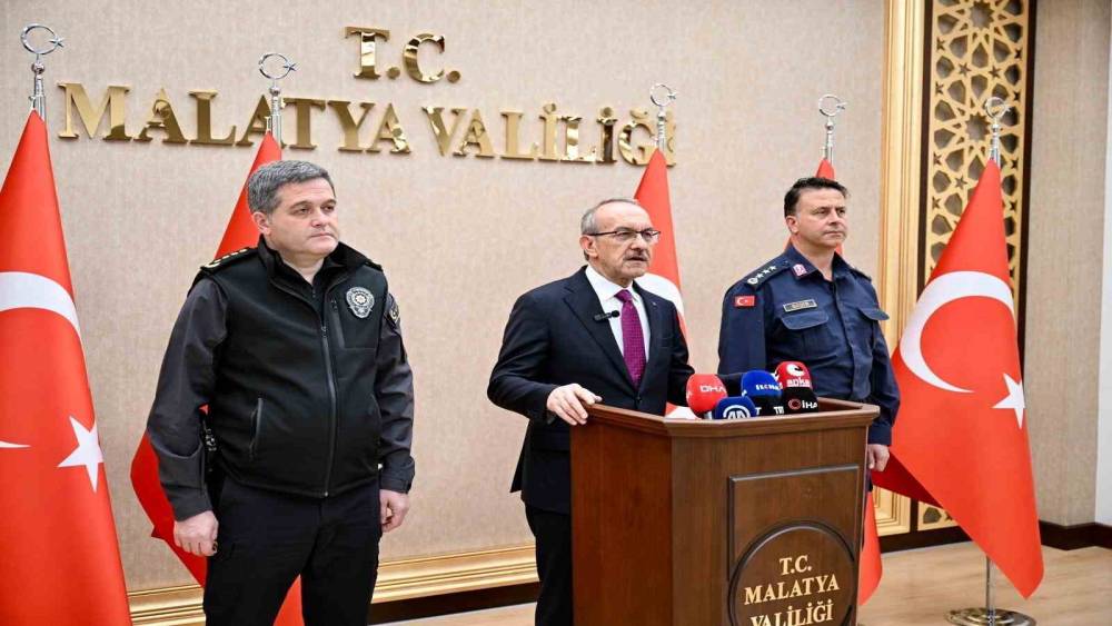 Malatya Valisi Yavuz, 4 aylık asayiş verilerini a&ccedil;ıkladı
