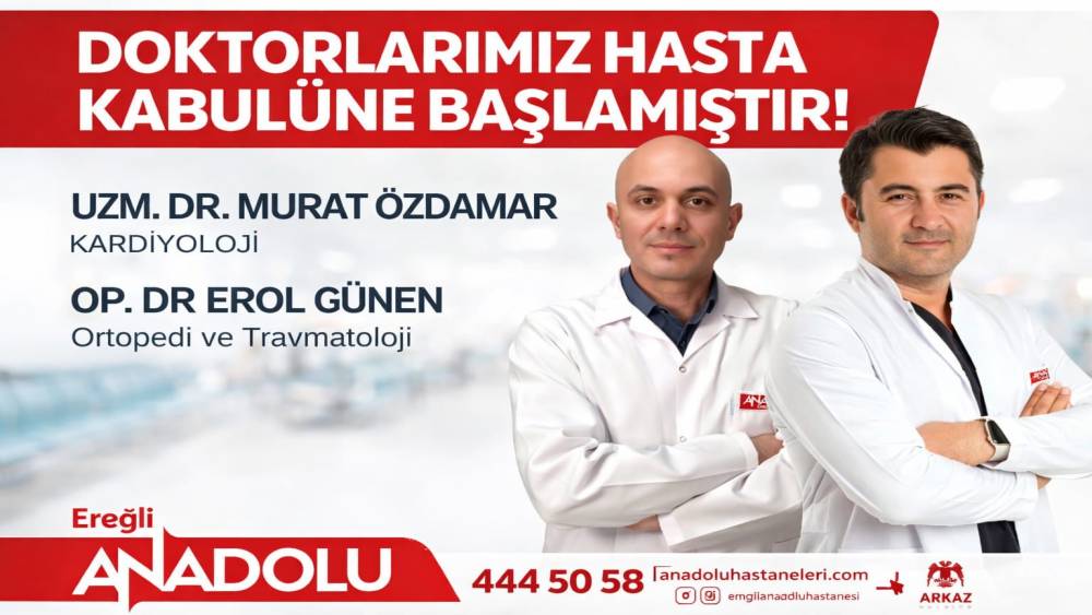 Karadeniz Ereğli&rsquo;de kardiyoloji ve ortopedi uzmanları g&ouml;reve başladı
