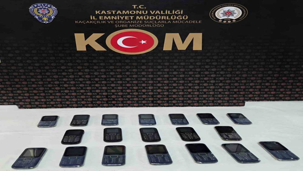 Kastamonu&rsquo;da ka&ccedil;ak telefon operasyonu: 1 g&ouml;zaltı
