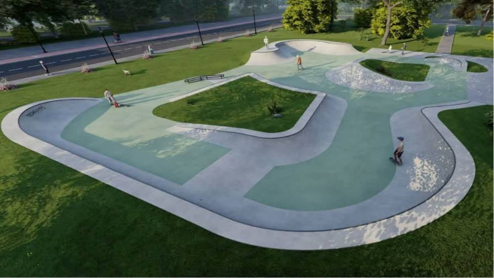 İneg&ouml;ll&uuml; gen&ccedil;lere yeni kaykay park
