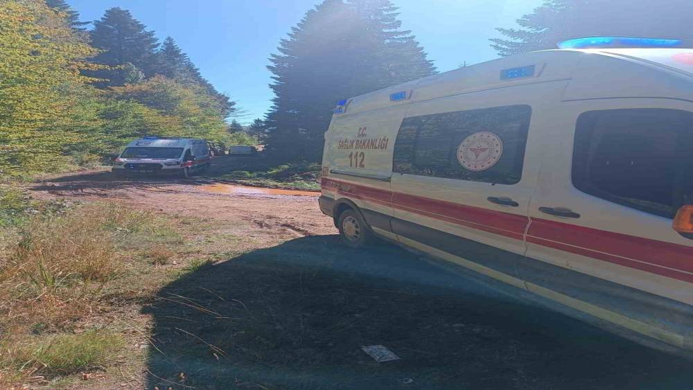 Mantar toplamaya giden ailenin trakt&ouml;r&uuml; devrildi: Dede &ouml;ld&uuml;, torunu yaralandı
