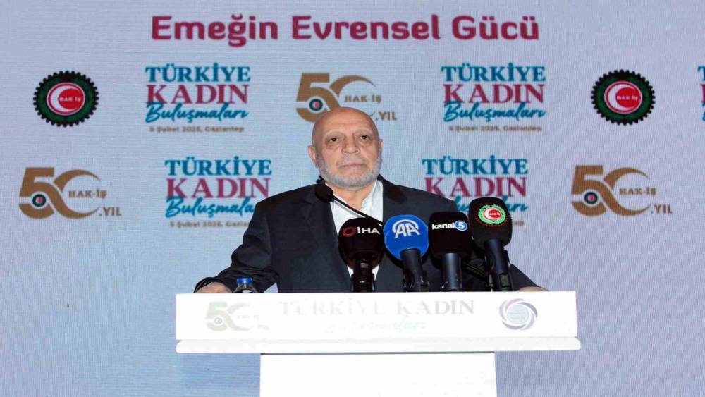 HAK-İŞ Konfederasyonu Genel Başkanı Arslan: "Asgari &uuml;cret y&uuml;zde 27 oranında artırıldı, y&uuml;zde 5&rsquo;ini biz ocak ayında geri verdik"
