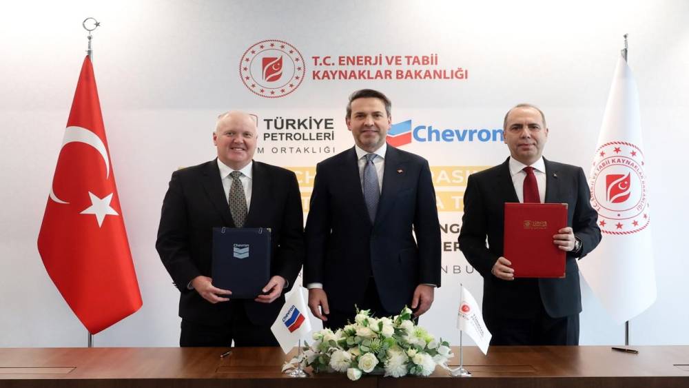 TPAO ile ABD&rsquo;li enerji şirketi Chevron, petrol alanlarında arama yapmak &uuml;zere anlaştı
