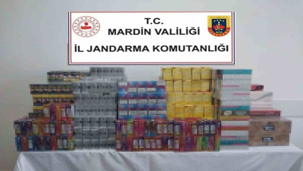 Mardin&rsquo;de 10 bin paket ka&ccedil;ak sigara ele ge&ccedil;irildi
