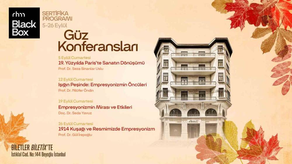 T&uuml;rkiye İş Bankası Resim Heykel M&uuml;zesi&rsquo;nin &lsquo;G&uuml;z Konferansları&rsquo; 5 Eyl&uuml;l&rsquo;de başlıyor
