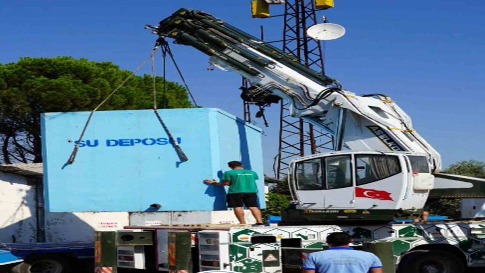 Menteşe&rsquo;nin Akyer ve G&ouml;ktepe Mahallelerine kesintisiz su i&ccedil;in yeni depolar

