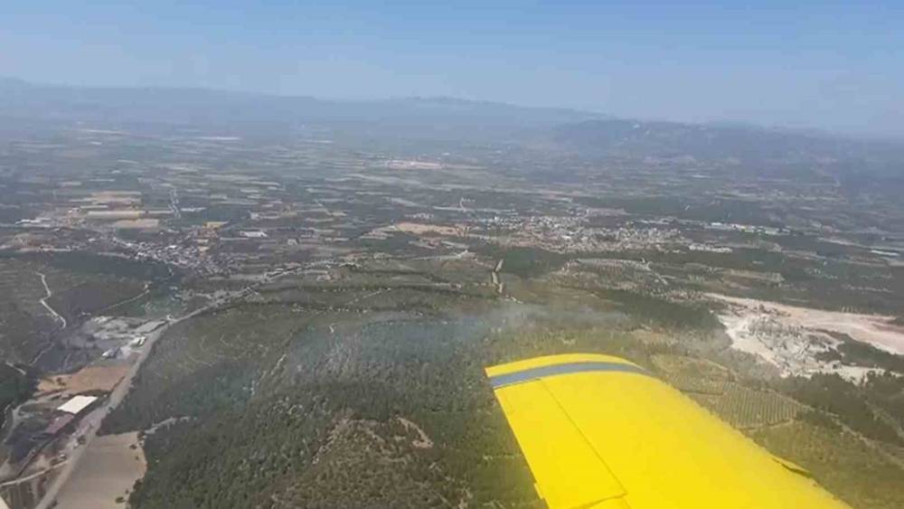 Soma&rsquo;da orman yangını kontrol altına alındı
