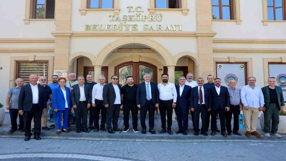 KASİAD y&ouml;netiminden Taşk&ouml;pr&uuml; Belediyesine ziyaret

