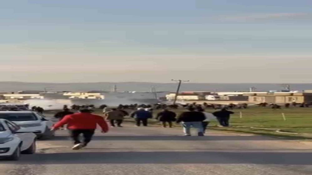 Mardin&rsquo;de iki aile arasında kavga kamerada
