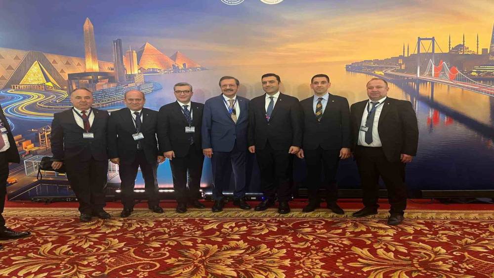 Edremit Ticaret Odası Başkanı &Ccedil;etin, T&uuml;rkiye-Mısır İş Forumlarına katıldı
