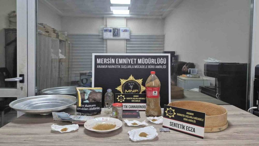 Anamur&rsquo;da uyuşturucu operasyonu: 2 tutuklama
