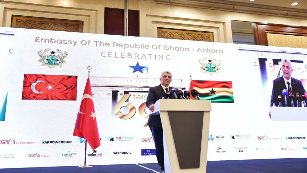 Bakan Bolat: "T&uuml;rkiye ile Gana arasında ticaret hacmi ge&ccedil;en yıl 844 milyon dolara y&uuml;kseldi"
