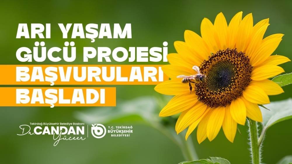 Tekirdağ&rsquo;da arıcılara yem desteği başvuruları başladı

