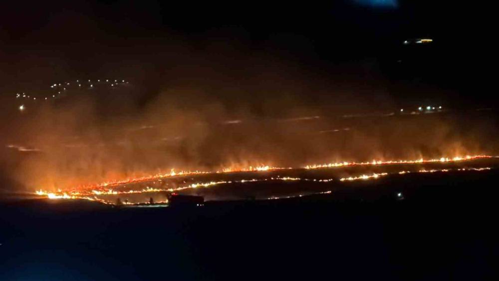 Tatvan&rsquo;da makilik alanda yangını: Yaklaşık 300 d&ouml;n&uuml;m alan k&uuml;l oldu
