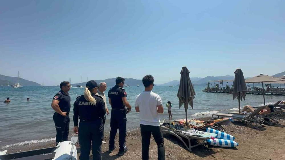 Marmaris&rsquo;te sahillere sıkı denetim

