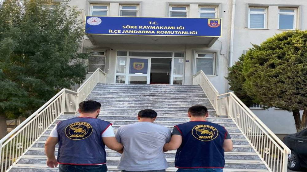 S&ouml;ke&rsquo;de 14 yıl 7 ay hapis cezasıyla aranan h&uuml;k&uuml;ml&uuml; yakalandı
