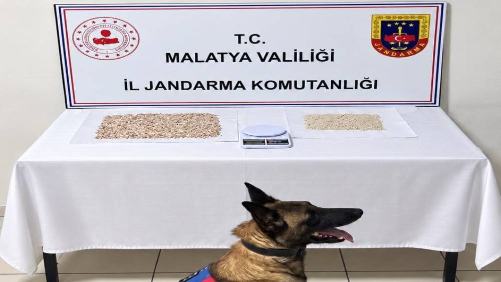 Malatya&rsquo;da 1 kilo 80 gram metamfetamin ele ge&ccedil;irildi
