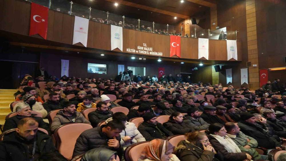 Iğdır&rsquo;da Y&uuml;zyılın Konut Projesi Kapsamında bin 200 konutun hak sahipleri belirlendi
