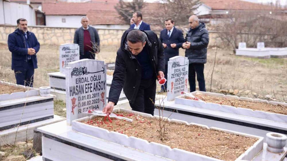Ak&ccedil;adağ&rsquo;da 6 Şubat deprem şehitleri dualarla anıldı
