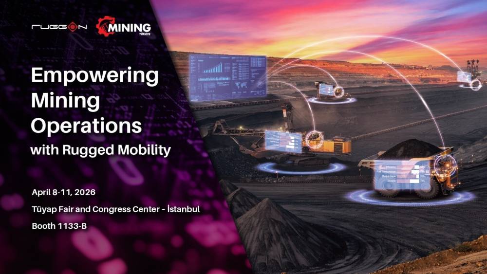 RuggON, Madencilik T&uuml;rkiye 2026&rsquo;da &uuml;r&uuml;n ve &ccedil;&ouml;z&uuml;mlerini sergileyecek
