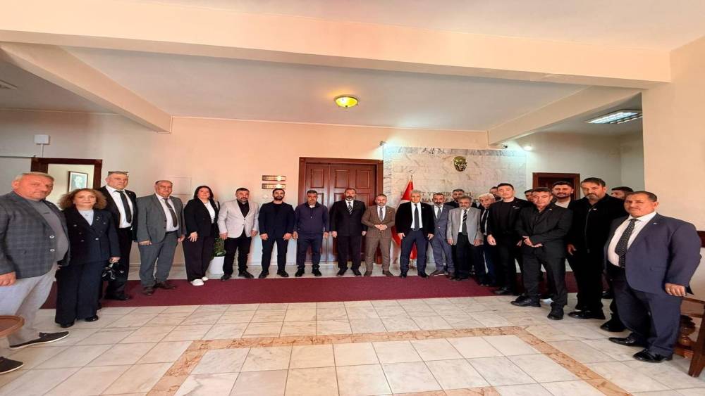 MHP İl&ccedil;e Başkanı Taşdemir, Kaymakam Keklik ile g&ouml;r&uuml;şt&uuml;
