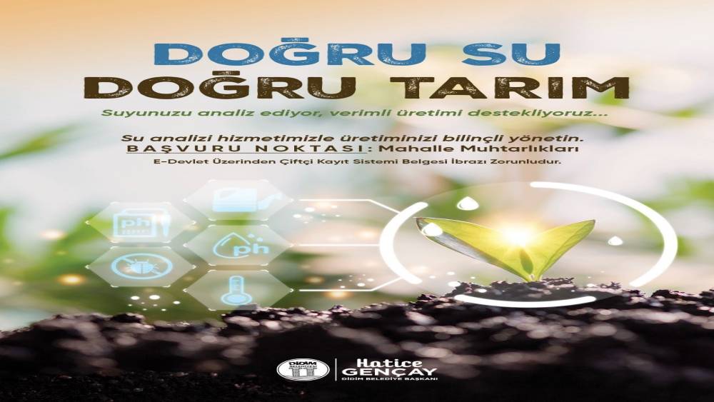 Didim Belediyesi&rsquo;nden &ccedil;ift&ccedil;ilere tarımsal destek

