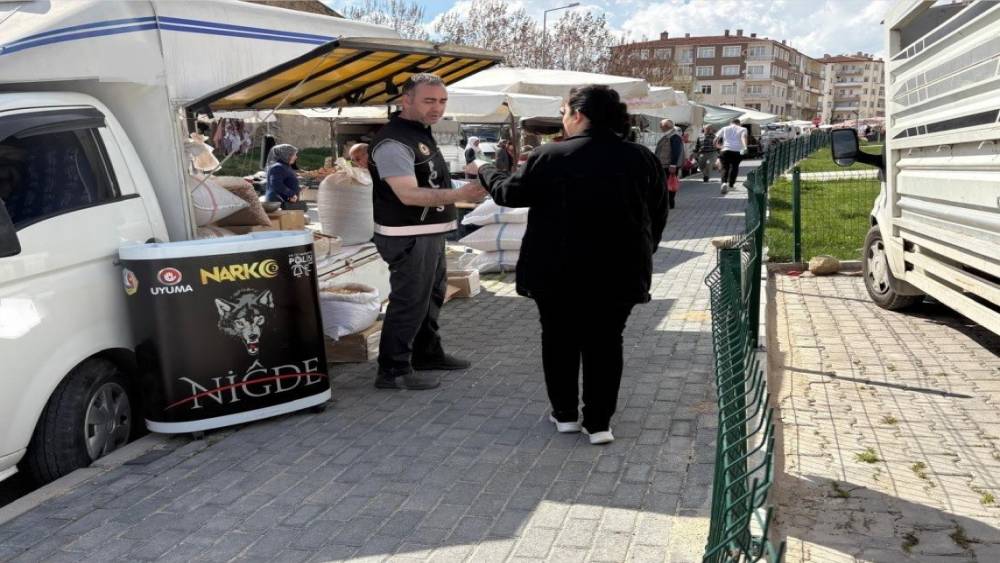 Niğde&rsquo;de narkotik ekiplerinden bilgilendirme &ccedil;alışması
