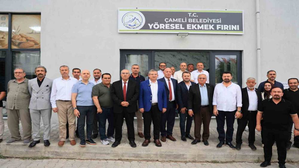 &Ccedil;ameli Belediyesi Y&ouml;resel Ekmek Fırını ve yatırımlar a&ccedil;ıldı
