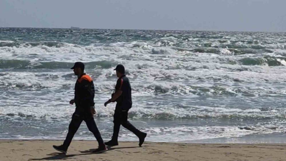 Saray&rsquo;da deniz keyfine hava engeli
