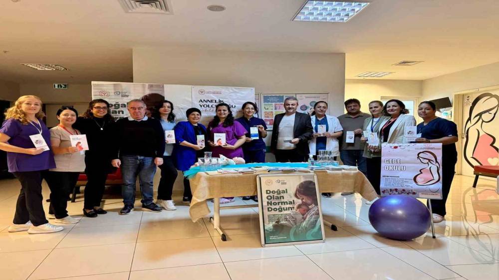Muğla&rsquo;da Normal Doğum Haftası kapsamında farkındalık standı kuruldu
