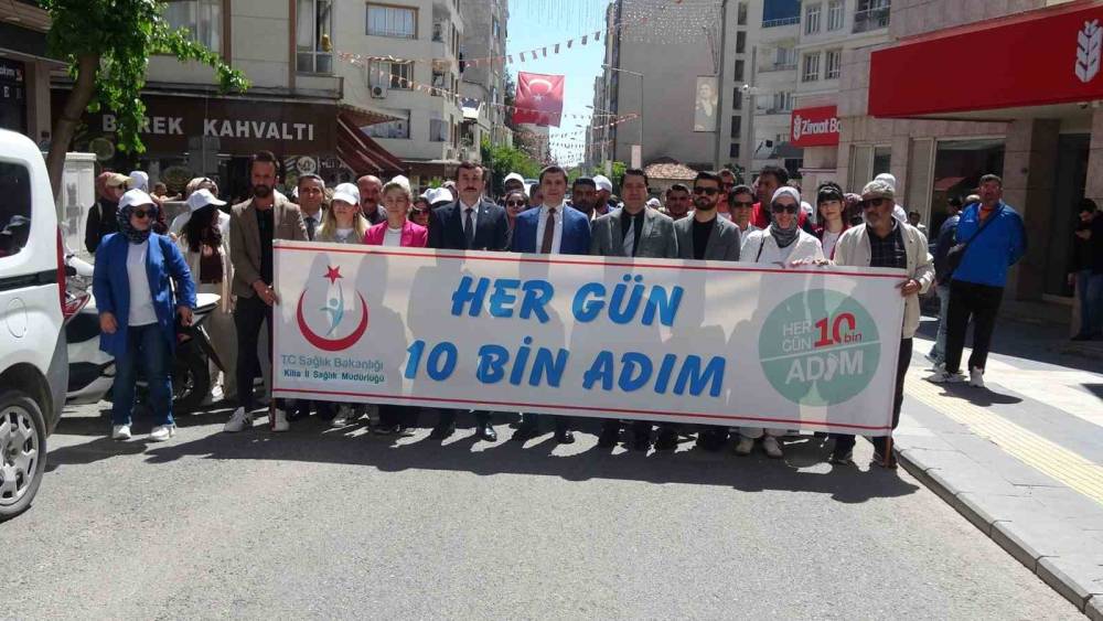Kilis&rsquo;te "Sağlık İ&ccedil;in Hareket Et G&uuml;n&uuml;" kapsamında y&uuml;r&uuml;y&uuml;ş d&uuml;zenlendi
