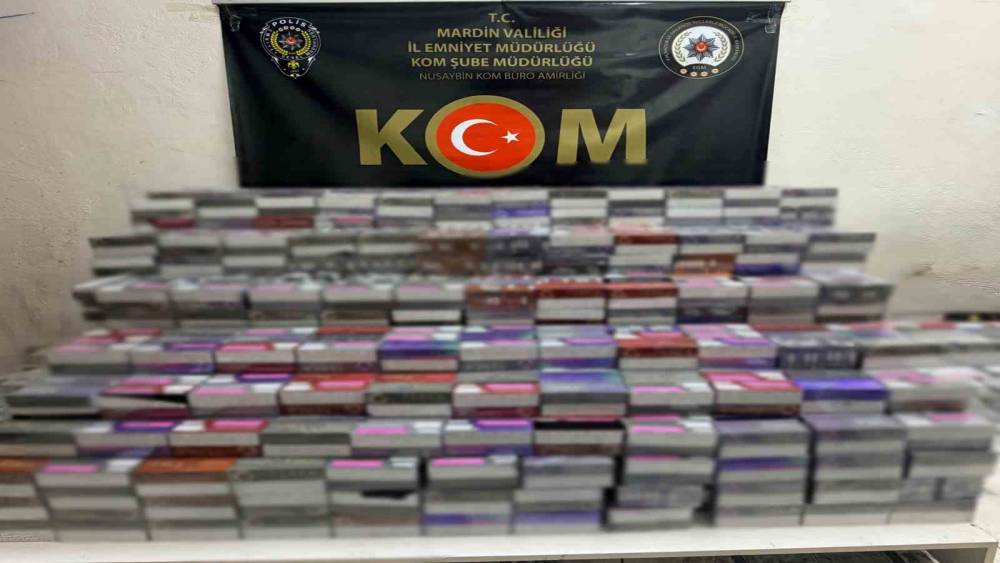 Mardin&rsquo;de 12 bin 780 paket elektronik sigara kiti ele ge&ccedil;irildi
