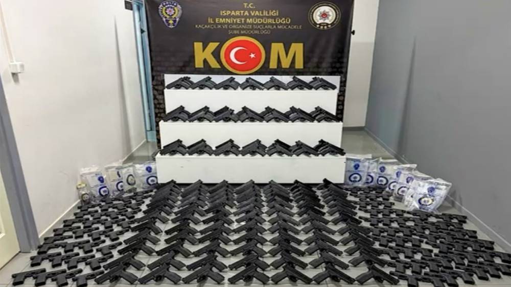 Isparta&rsquo;da ka&ccedil;ak silah operasyonu: 1 tutuklama
