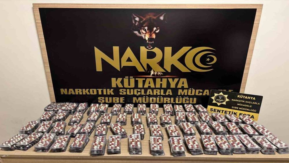 K&uuml;tahya&rsquo;da uyuşturucuyla m&uuml;cadelede 49 olay aydınlatıldı
