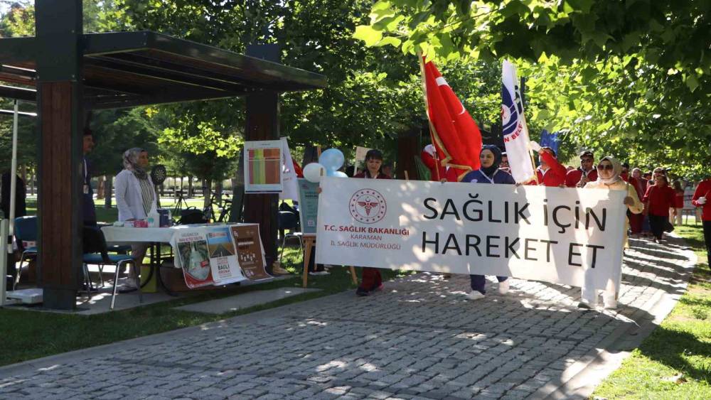 Karaman&rsquo;da Halk Sağlığı Haftası etkinliği d&uuml;zenlendi
